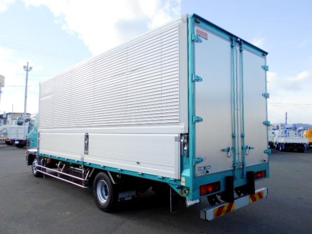 ヒノレンジャー 　冷蔵冷凍ウイング　上物東プレ製　－３０℃設定　積載２．３ｔ　ワイドボディ　荷台寸法６２２×２３８×２２０　荷台床アルミ縞板　ラッシングレール２段　内フック５対　アオリ開閉サポート　走行６６万ｋｍ（7枚目）
