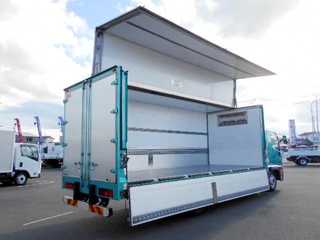 ヒノレンジャー 　冷蔵冷凍ウイング　上物東プレ製　－３０℃設定　積載２．３ｔ　ワイドボディ　荷台寸法６２２×２３８×２２０　荷台床アルミ縞板　ラッシングレール２段　内フック５対　アオリ開閉サポート　走行６６万ｋｍ（35枚目）