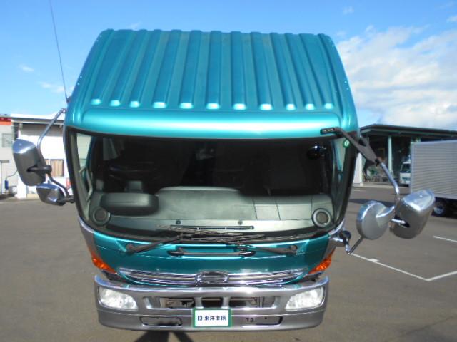 ヒノレンジャー 　冷蔵冷凍ウイング　上物東プレ製　－３０℃設定　積載２．３ｔ　ワイドボディ　荷台寸法６２２×２３８×２２０　荷台床アルミ縞板　ラッシングレール２段　内フック５対　アオリ開閉サポート　走行６６万ｋｍ（50枚目）