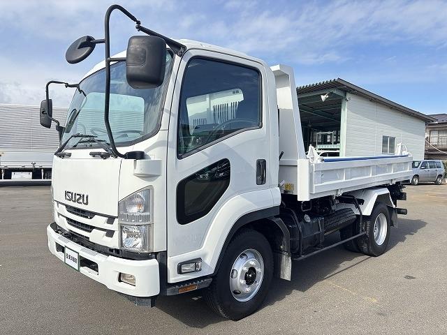 フォワード 　３転ダンプ　上物極東開発製　積載３．４５ｔ　荷台寸法３４１×２０６×３１　右側電動サイドゲート付　コボレーン付　走行７．４万ｋｍ　６速ミッション（3枚目）