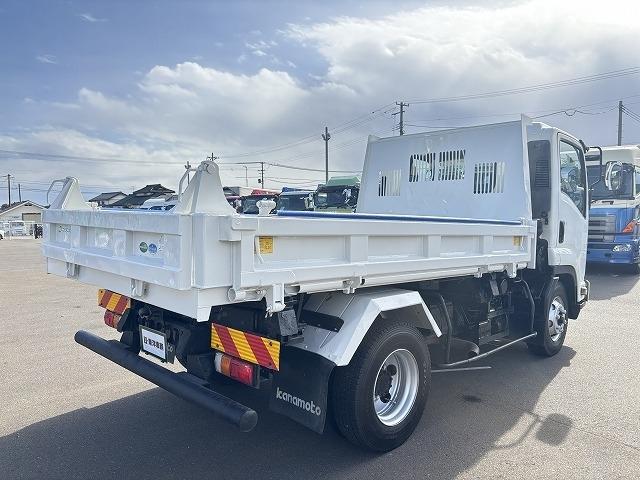 フォワード 　３転ダンプ　上物極東開発製　積載３．４５ｔ　荷台寸法３４１×２０６×３１　右側電動サイドゲート付　コボレーン付　走行７．４万ｋｍ　６速ミッション（6枚目）