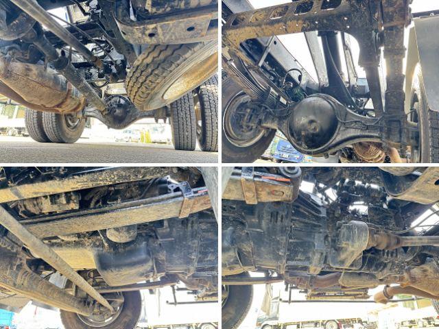 フォワード 　３転ダンプ　上物極東開発製　積載３．４５ｔ　荷台寸法３４１×２０６×３１　右側電動サイドゲート付　コボレーン付　走行７．４万ｋｍ　６速ミッション（77枚目）