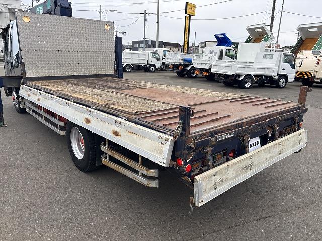 ヒノレンジャー 　クレーン付ハイジャッキ　上物前田製　３段ブーム　２．９ｔ吊り　フックイン　ロングジャッキ　荷台寸法４５９×２１０×１９　荷台床板張り　積載２．５ｔ　フルタイム４ＷＤ♪　生エンジン（41枚目）