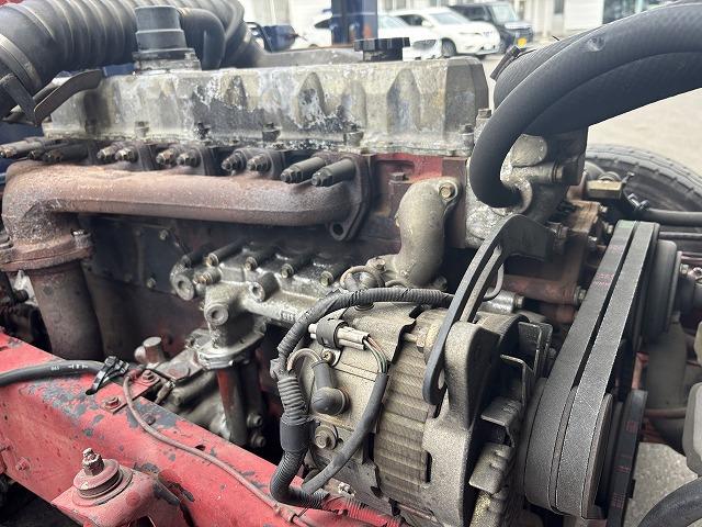 ヒノレンジャー 　クレーン付ハイジャッキ　上物前田製　３段ブーム　２．９ｔ吊り　フックイン　ロングジャッキ　荷台寸法４５９×２１０×１９　荷台床板張り　積載２．５ｔ　フルタイム４ＷＤ♪　生エンジン（56枚目）