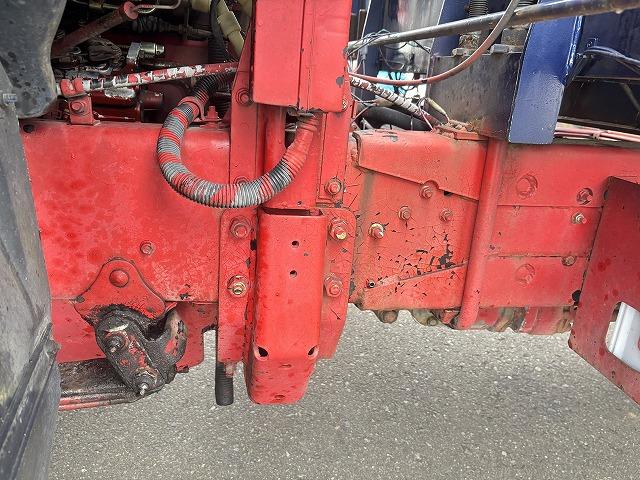 ヒノレンジャー 　クレーン付ハイジャッキ　上物前田製　３段ブーム　２．９ｔ吊り　フックイン　ロングジャッキ　荷台寸法４５９×２１０×１９　荷台床板張り　積載２．５ｔ　フルタイム４ＷＤ♪　生エンジン（70枚目）