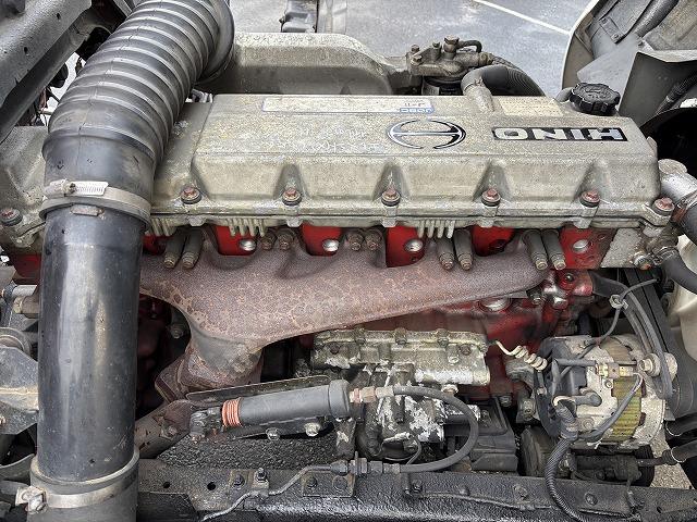 ヒノレンジャー 　クレーン付セルフローダー　上物古河ユニック　４段ブーム　ラジコン（無線）　フックイン　２．９ｔ吊　角足＆差し違いアウトリガー　積載１．６５ｔ　荷台寸法５６４×２１０×９　荷台床鉄板張り　スライドボディ（56枚目）