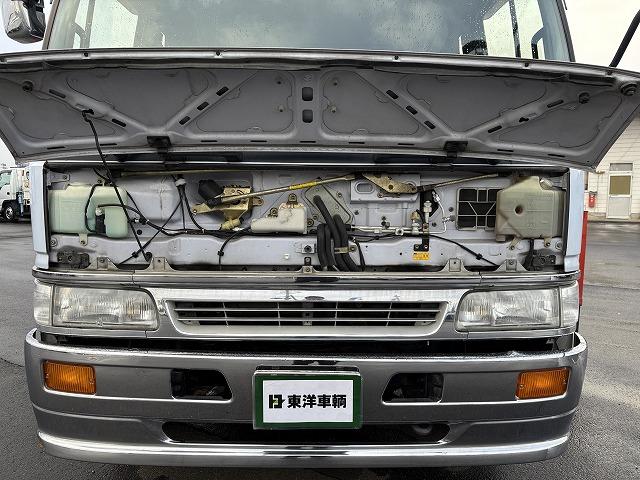 ヒノレンジャー 　クレーン付セルフローダー　上物古河ユニック　４段ブーム　ラジコン（無線）　フックイン　２．９ｔ吊　角足＆差し違いアウトリガー　積載１．６５ｔ　荷台寸法５６４×２１０×９　荷台床鉄板張り　スライドボディ（58枚目）