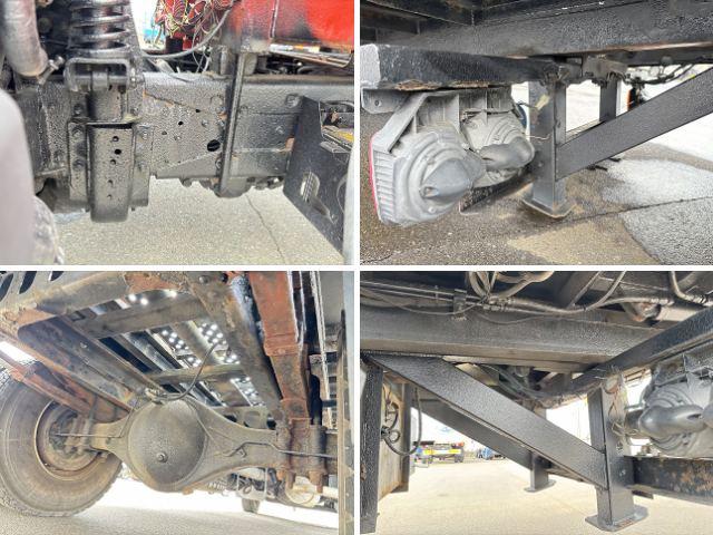 ヒノレンジャー 　クレーン付セルフローダー　上物古河ユニック　４段ブーム　ラジコン（無線）　フックイン　２．９ｔ吊　角足＆差し違いアウトリガー　積載１．６５ｔ　荷台寸法５６４×２１０×９　荷台床鉄板張り　スライドボディ（77枚目）