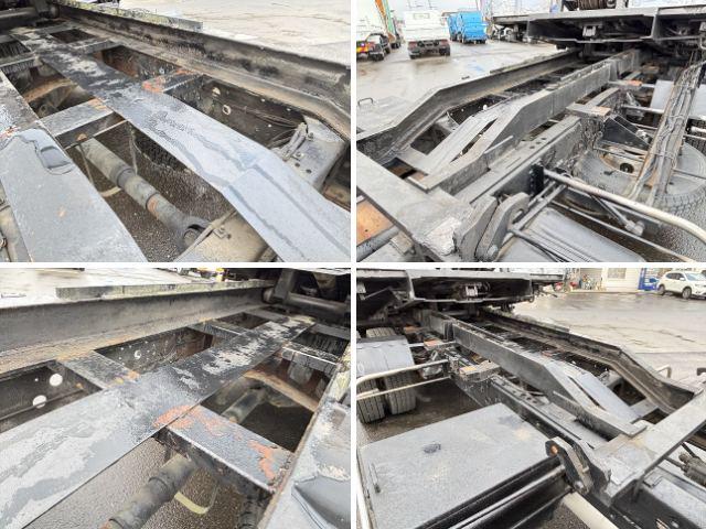 ヒノレンジャー 　クレーン付セルフローダー　上物古河ユニック　４段ブーム　ラジコン（無線）　フックイン　２．９ｔ吊　角足＆差し違いアウトリガー　積載１．６５ｔ　荷台寸法５６４×２１０×９　荷台床鉄板張り　スライドボディ（79枚目）