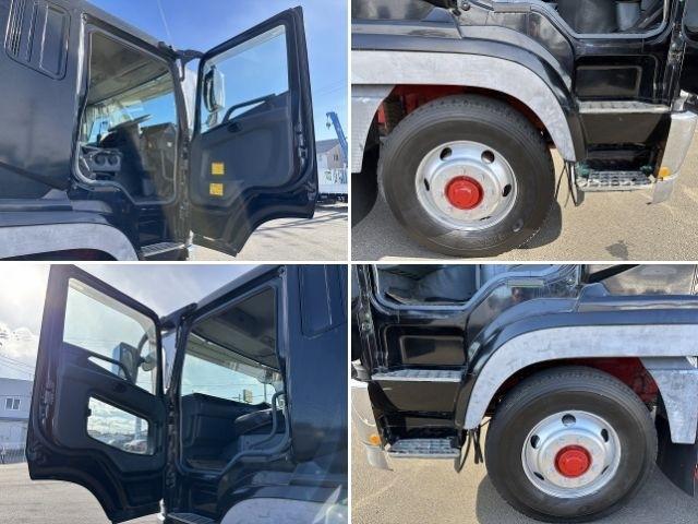 スーパーグレート 　大型ダンプ　上物極東開発製　積載９．４ｔ　電動コボレーン付　荷台寸法５３０ｘ２３０　２デフ　３８０馬力　エンジン６Ｍ７０♪　燃焼不要♪　７速ミッション　走行６４．３万ｋｍ（17枚目）