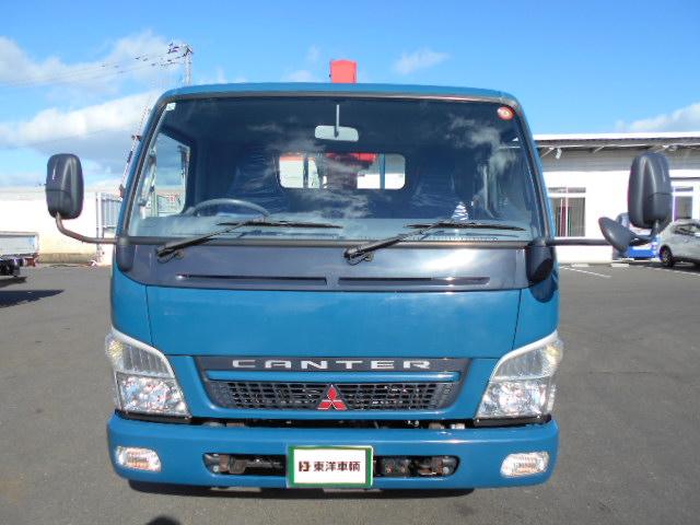 キャンター 　クレーン付き平ボディ　上物古河ユニック製　６段ブーム　ラジコン（無線）　フックイン　２．９３ｔ吊り　リアジャッキ　ワイド超ロングボディ　荷台寸法４４１×２０８×３５　荷台床木張り　アオリ開閉サポート（16枚目）