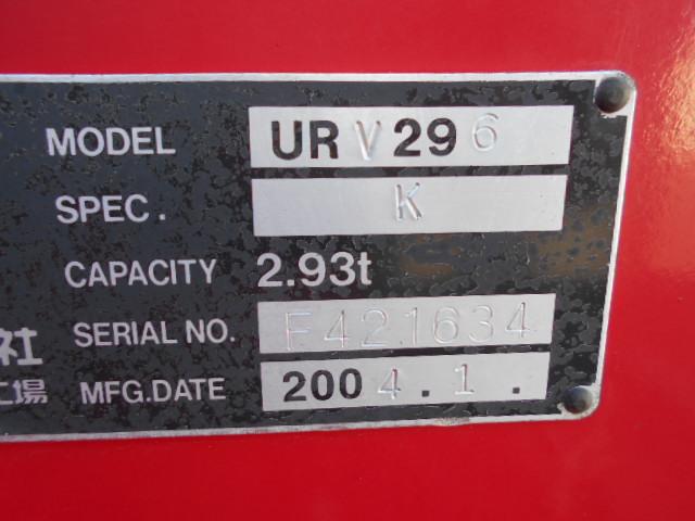 キャンター 　クレーン付き平ボディ　上物古河ユニック製　６段ブーム　ラジコン（無線）　フックイン　２．９３ｔ吊り　リアジャッキ　ワイド超ロングボディ　荷台寸法４４１×２０８×３５　荷台床木張り　アオリ開閉サポート（46枚目）