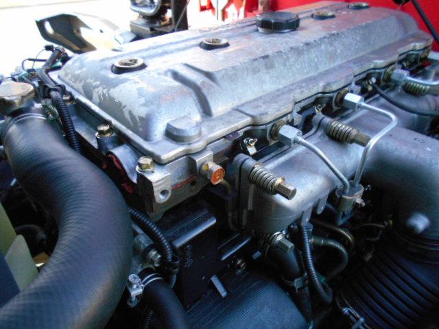 キャンター 　クレーン付き平ボディ　上物古河ユニック製　６段ブーム　ラジコン（無線）　フックイン　２．９３ｔ吊り　リアジャッキ　ワイド超ロングボディ　荷台寸法４４１×２０８×３５　荷台床木張り　アオリ開閉サポート（50枚目）