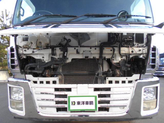 ギガ 　コンクリートミキサー車　上物カヤバ製　容量８．７立米　積載９．６７ｔ　水タンク＆モーター付　電動ホッパーカバー　２デフ　走行２８．４万ｋｍ　７速ミッション（47枚目）