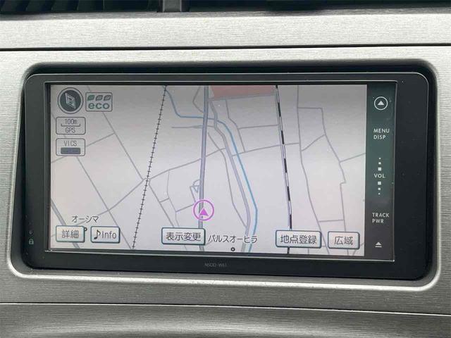 プリウス S ハイブリッド ドライブレコーダー ETC バックカメラ ナビ TV オートライト HID スマートキー 電動格納ミラー CVT 盗難防止システム 衝突安全ボディ アルミホイール CD ABS エアコン(4枚目)