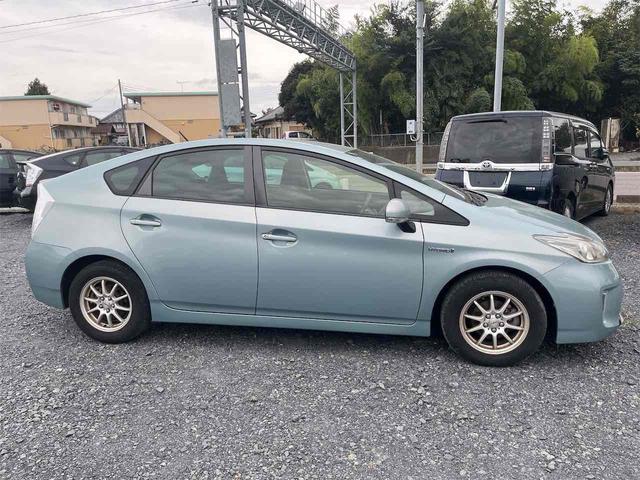 プリウス S ハイブリッド ドライブレコーダー ETC バックカメラ ナビ TV オートライト HID スマートキー 電動格納ミラー CVT 盗難防止システム 衝突安全ボディ アルミホイール CD ABS エアコン(15枚目)