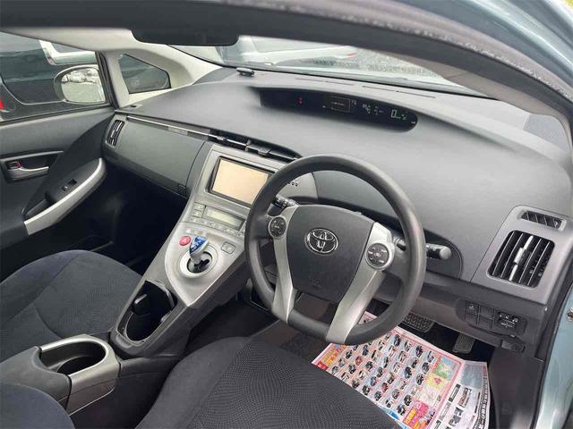 プリウス S ハイブリッド ドライブレコーダー ETC バックカメラ ナビ TV オートライト HID スマートキー 電動格納ミラー CVT 盗難防止システム 衝突安全ボディ アルミホイール CD ABS エアコン(35枚目)