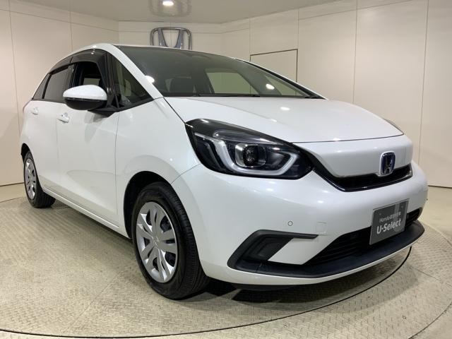 フィット e:HEVホーム HondaSENSINGMナビRカメラETCスマートキー 前後誤発進抑制機能 助手席エアバッグ 運転席エアバッグ アイドリングストップ LEDライト USB接続 バックカメラ ABS サイドエアバッグ(16枚目)