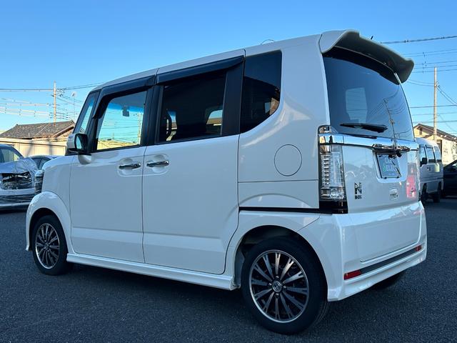 N-BOXカスタム G・ターボパッケージ 電動格納ミラー 両側パワースライドドア ターボ クルーズコントロール オートライト パドルシフト ETC 社外ナビ フルセグ バックカメラ Bluetooth ドラレコ フリップダウンモニター HID(14枚目)