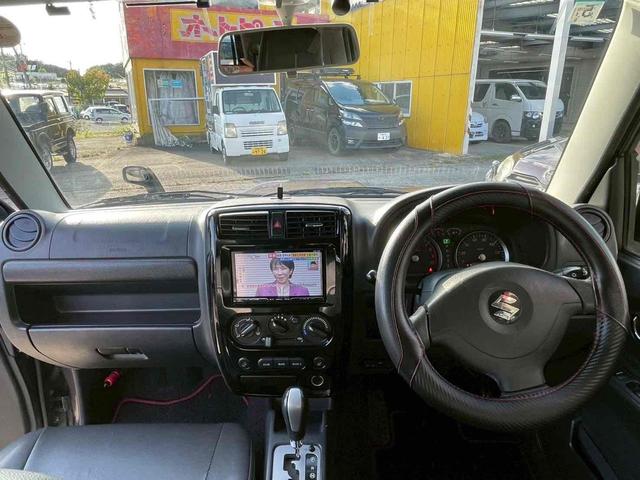 ジムニー クロスアドベンチャー　４ＷＤ　ナビ　ＴＶ　キーレスエントリー　電動格納ミラー　シートヒーター　ＡＴ　ＡＢＳ　アルミホイール　衝突安全ボディ　エアコン　パワーステアリング　パワーウィンドウ（10枚目）