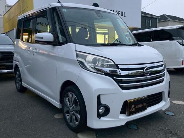 デイズルークス ハイウェイスター　Ｘ　純正ナビ　アラウンドビューモニター　パワースライドドア　エマージェンシーブレーキ　地デジＴＶ　オートエアコン　ＨＩＤヘッドランプ　後席サンシェード　プッシュスタート　リアスポイラー　純正１４ＡＷ（3枚目）