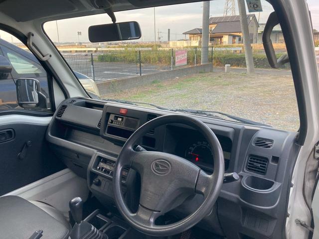 ハイゼットトラック スタンダード　ユーザー買取車　エアコン　荷台ステップ　スペアタイヤ　ＳＲＳエアバック　パワーステアリング　ヘッドライトレベライザー　ＡＭ／ＦＭラジオ　３方開荷台／あゆみ板掛テールゲート　禁煙車　標準ルーフ（15枚目）