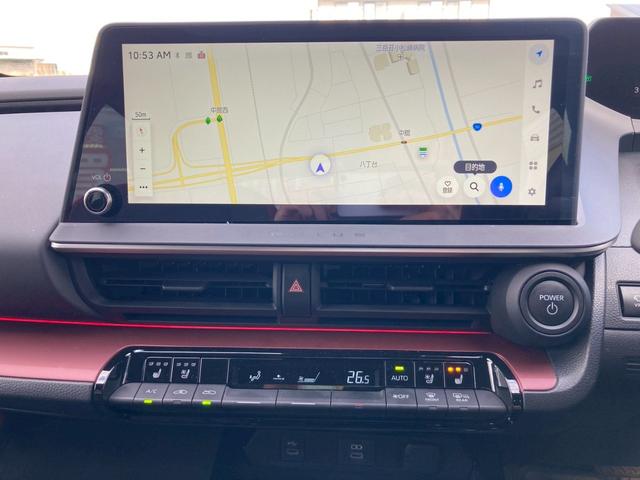 プリウス Ｚ　ＰＨＥＶ　１２．３型ディスプレイナビ　デジタルインナーミラー　トヨタチームメイト　全方位モニター　セーフティセンス　ブラインドスポットモニター　純正１９ＡＷ　パワーバックドア　寒冷地仕様　充電ケーブル（28枚目）