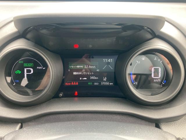 ヤリスクロス ハイブリッドG 純正ディスプレイオーディオ(ナビ機能有) モデリスタエアロ(F・S・R) パノラミックビューモニター セーフティセンス パーキングサポートブレーキ プッシュスタート AC100V 純正AW 禁煙車(18枚目)