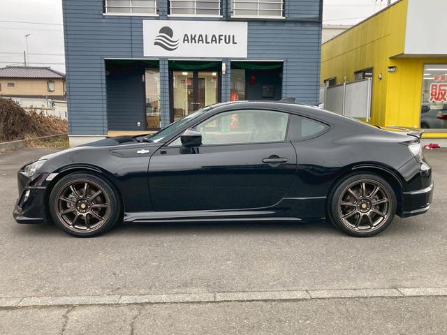 86 GT 純正ナビ バックモニター RSRダウンサス 柿本マフラー RAYS18AW MOMOステアリング TV トルセンLSD クルーズコントロール HIDヘッドランプ プッシュスタート ルーフスポイラー(6枚目)