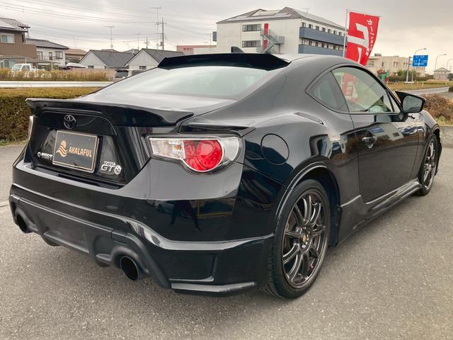 86 GT 純正ナビ バックモニター RSRダウンサス 柿本マフラー RAYS18AW MOMOステアリング TV トルセンLSD クルーズコントロール HIDヘッドランプ プッシュスタート ルーフスポイラー(7枚目)