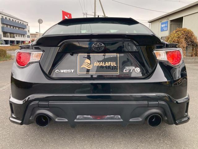 86 GT 純正ナビ バックモニター RSRダウンサス 柿本マフラー RAYS18AW MOMOステアリング TV トルセンLSD クルーズコントロール HIDヘッドランプ プッシュスタート ルーフスポイラー(9枚目)