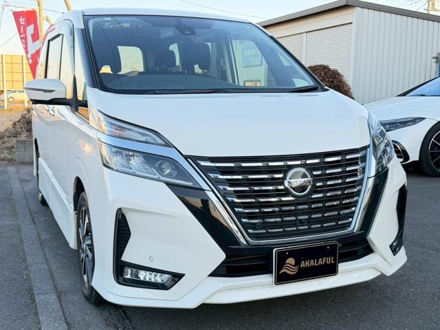 セレナ ハイウェイスターV 純正10インチナビ セーフティパックA 純正フリップダウンモニター リアオートエアコン プロパイロット ハンズフリー両側パワースライドドア クルーズコントロール 地デジTV 純正16AW DVD再生(3枚目)