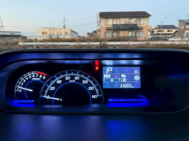 ワゴンR ハイブリッドFZ ナビ バックモニター TV LEDヘッドランプ 純正14AW シートヒーター オートエアコン オートライト プッシュスタート シートリフター 革巻きステアリング チルトステアリング 禁煙車 DVD再生(18枚目)