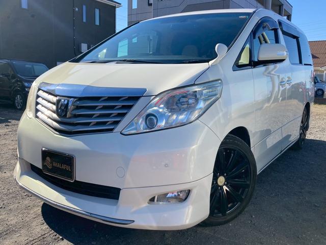 アルファード 350G 純ナビ エアロ(F・S・R) 9型フリップダウンモニター ツインサンルーフ 車検R9.8月 バックモニター TV 両側パワースライドドア HIDヘッドランプ パワーシート AME19AW ISOFIX(2枚目)