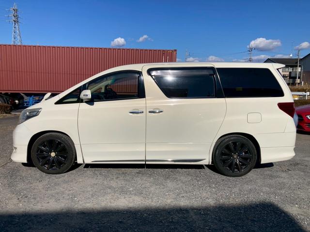 アルファード 350G 純ナビ エアロ(F・S・R) 9型フリップダウンモニター ツインサンルーフ 車検R9.8月 バックモニター TV 両側パワースライドドア HIDヘッドランプ パワーシート AME19AW ISOFIX(6枚目)