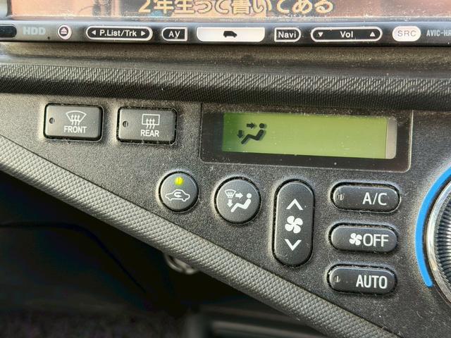 アクア Ｇ　モデリスタエアロ　ナビ　バックモニター　地デジＴＶ　スマートエントリーパッケージ　シートヒーター　ナノイー　ステアリングスイッチ　オートエアコン　ＩＳＯＦＩＸ　禁煙車　車検整備実施　デジタルメーター（25枚目）