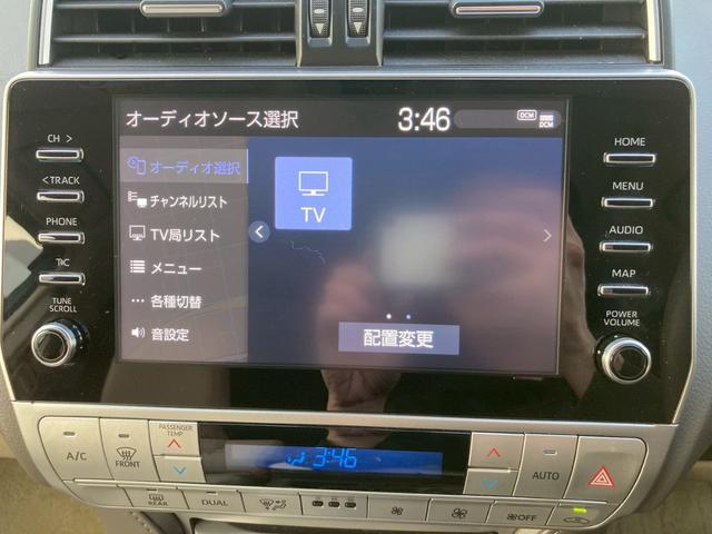 ランドクルーザープラド ＴＸ　Ｌパッケージ　モデリスタエアロ　純正９インチディスプレイナビ　サンルーフ　ベージュレザーシート　全方位モニター　ブラックルーフレール　ＴＲＤマフラー　ＲＡＹＳ１８ＡＷ　セーフティセンス　ＬＥＤヘッドランプ　禁煙車（22枚目）