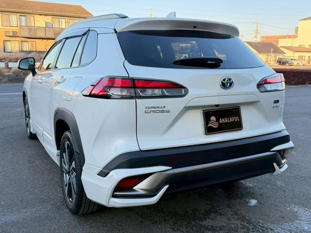 カローラクロス ハイブリッド Z 4WD モデリスタエアロ(F・S・R) 純正9インチナビディスプレイナビ 全方位モニター ブラインドスポットモニター パーキングサポートブレーキ TV セーフティセンス 革ファブリックコンビシート(8枚目)