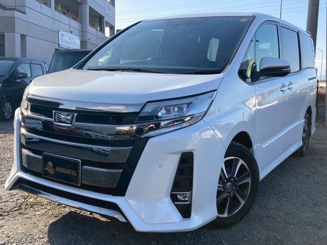 ノア Si ダブルバイビーII 純正9インチナビ 両側パワースライドドア バックモニター セーフティセンス クルーズコントロール インテリジェンスクリアランスソナー TV 純正16AW プッシュスタート 革巻きステアリングホイール(2枚目)