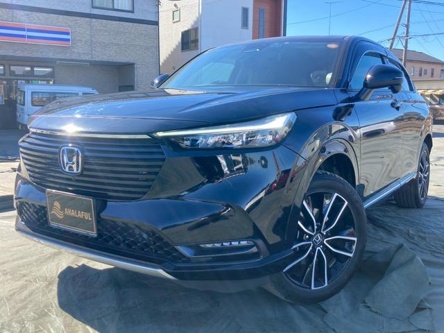 ヴェゼル ｅ：ＨＥＶ　Ｚ　純正コネクトディスプレイナビ　マルチビューカメラ　プレミアムオーディオ　ＴＶ　ホンダセンシング　ブラインドスポットモニター　ＬＥＤヘッドランプ　シートヒーター　ハンズフリーパワーバックドア　ワンオーナ（2枚目）