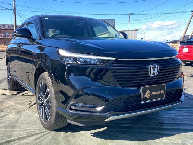 ヴェゼル ｅ：ＨＥＶ　Ｚ　純正コネクトディスプレイナビ　マルチビューカメラ　プレミアムオーディオ　ＴＶ　ホンダセンシング　ブラインドスポットモニター　ＬＥＤヘッドランプ　シートヒーター　ハンズフリーパワーバックドア　ワンオーナ（3枚目）