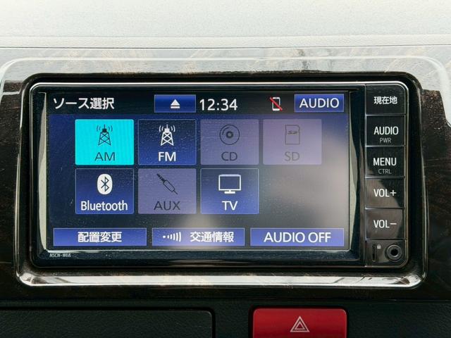 ハイエースバン スーパーＧＬ　ダークプライムＩＩ　純正ナビ　両側パワースライドドア　パノラミックビューモニター　セーフティセンス　ＴＲＤフロントスポイラー　ＴＲＤマッドフラップ　ＡＣ１００Ｖ電源　ＴＶ　プッシュスタート　リアヒータークーラー　禁煙車（19枚目）