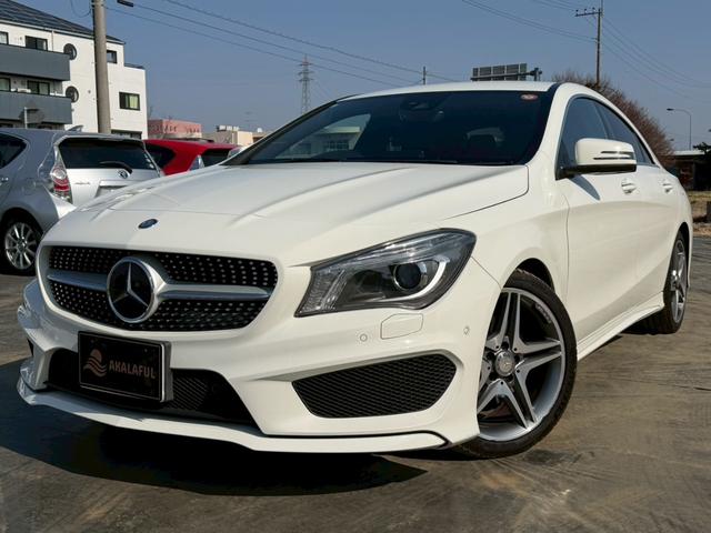 ＣＬＡクラス ＣＬＡ１８０　ＡＭＧライン　純正ナビ　レーダーセーフティパッケージ　パークトロニック　アクティブパーキングアシスト　シートヒーター　ＴＶ　バックモニター　ＨＩＤヘッドランプ　純正１８ＡＷ　ロゴ入ブレーキキャリパー　パドルシフト（2枚目）