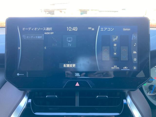 ハリアーハイブリッド Ｚ　モデリスタエアロ（Ｆ・Ｓ・Ｒ）純正１２．３型ナビ　パノラミックビューモニター　ＪＢＬプレミアムサウンド　ブラインドスポットモニター　セーフティセンス　パワーバックドア　ＨＵＤ　デジタルインナーミラー（21枚目）