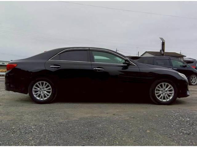 マークX 250G Sパッケージ 純正ナビ バックモニター クルーズコントロール パワーシート HIDヘッドランプ プッシュスタート オートライト 地デジTV ユーザー買取車 純正AW 革巻きステアリングホイール パドルシフト(5枚目)