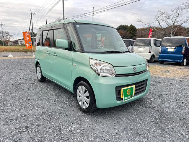 スペーシア Ｘスマートフォン連携ナビ装着車　ナビ／ワンセグＴＶ／ビルトインＥＴＣ／バックカメラ／Ｂｌｕｅｔｏｏｔｈ／スマートキー／両側電動スライドドア／ドアバイザー／オーバーヘッドコンソール／プッシュスタート／電動格納ミラー／パワステ／ＣＤ無（49枚目）