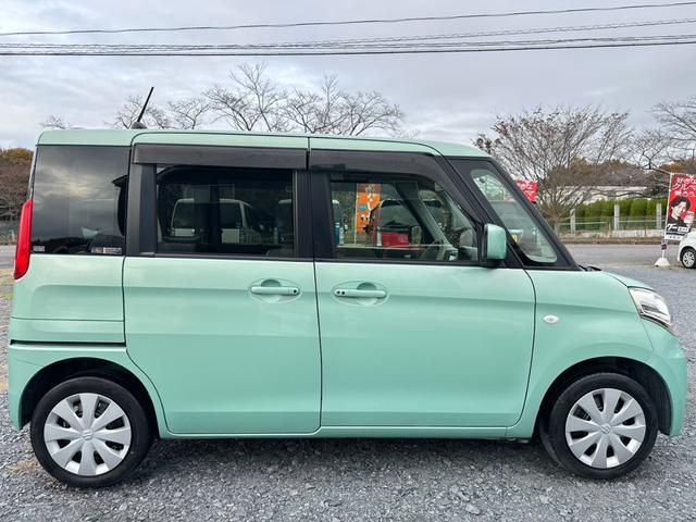 スペーシア Ｘスマートフォン連携ナビ装着車　ナビ／ワンセグＴＶ／ビルトインＥＴＣ／バックカメラ／Ｂｌｕｅｔｏｏｔｈ／スマートキー／両側電動スライドドア／ドアバイザー／オーバーヘッドコンソール／プッシュスタート／電動格納ミラー／パワステ／ＣＤ無（50枚目）