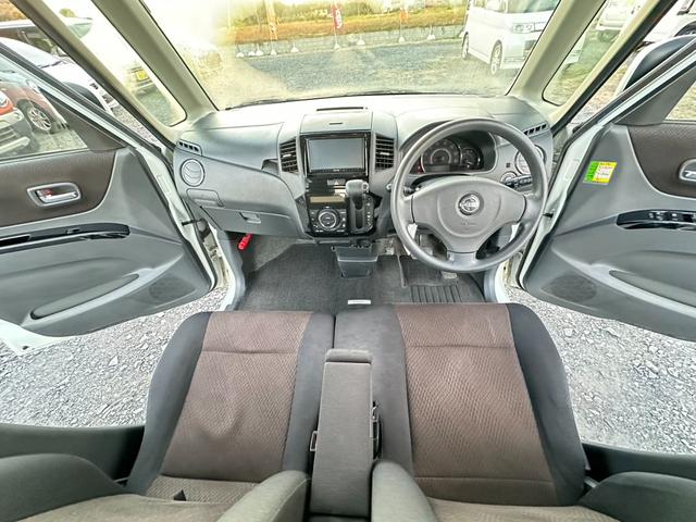 ルークス ハイウェイスター ナビ/ワンセグTV/スマートキー/DVD/両側スライド片側電動ドア/プッシュスタート/フロントフォグランプ/電動格納ミラー/パワーウインドウ/パワーステアリング/iPod/USB/ラジオ(22枚目)