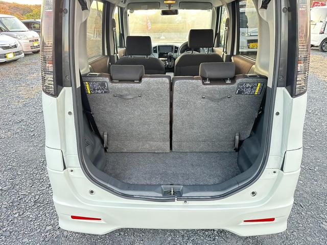 ルークス ハイウェイスター ナビ/ワンセグTV/スマートキー/DVD/両側スライド片側電動ドア/プッシュスタート/フロントフォグランプ/電動格納ミラー/パワーウインドウ/パワーステアリング/iPod/USB/ラジオ(38枚目)