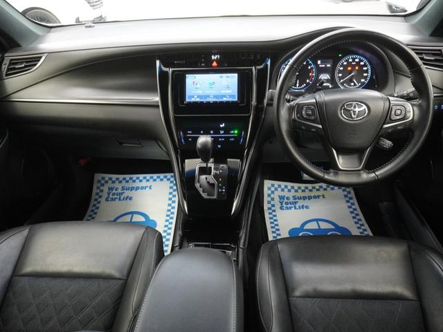 ハリアー プレミアムスタイルノアール　レンタアップ　パワーバックゲート　ＵＳＢ　ＬＥＤヘッドライト　ＥＴＣ付　横滑り防止システム　記録簿有　スマートキー　エアバッグ　ＤＶＤ再生機能　オートエアコン　キーフリー　コーナーソナー（12枚目）